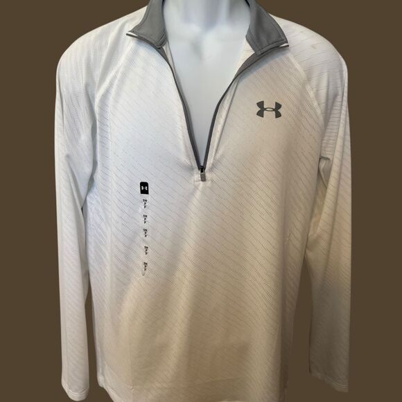 New With Tags Mens UNDER ARMOUR Heat Gear 1/2 Zip Size Small - Picture 3 of 10